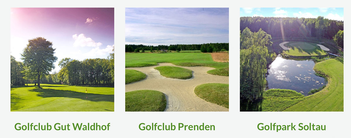 Partner Golfclubs der Online Platzreife